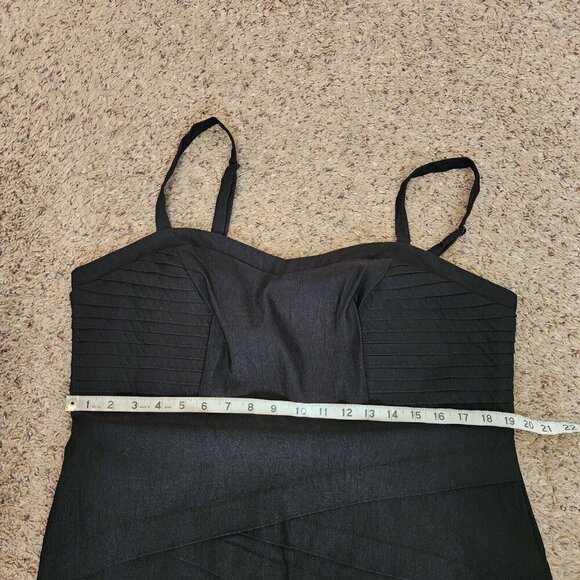 NEW Torrid Black Sweetheart Neckline Bodycon Bandage Shirring Sexy Mini Dress 20 - Picture 10 of 11